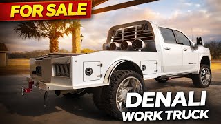 2020 GMC Denali HD Work Truck FOR SALE | Fully Built Flatbed Walkaround & Features