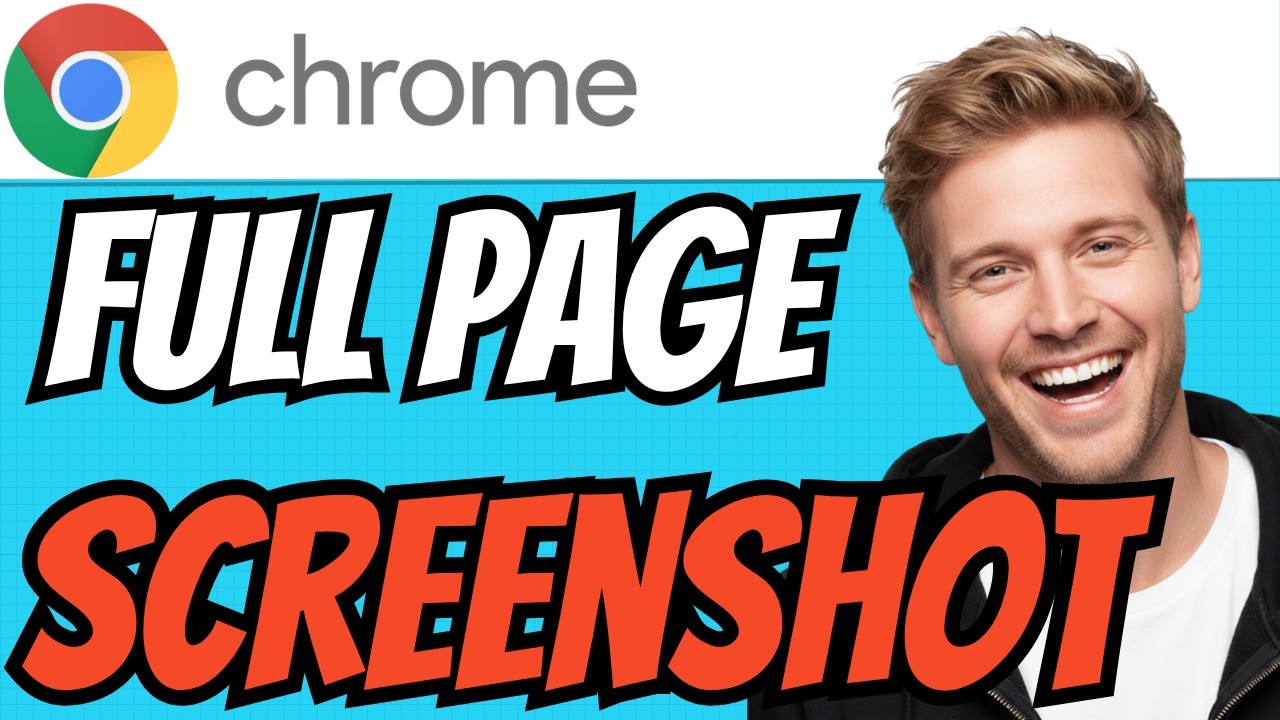 How To TAKE FULL PAGE SCREENSHOT In Chrome NO PLUGIN NEEDED (QUICK ...