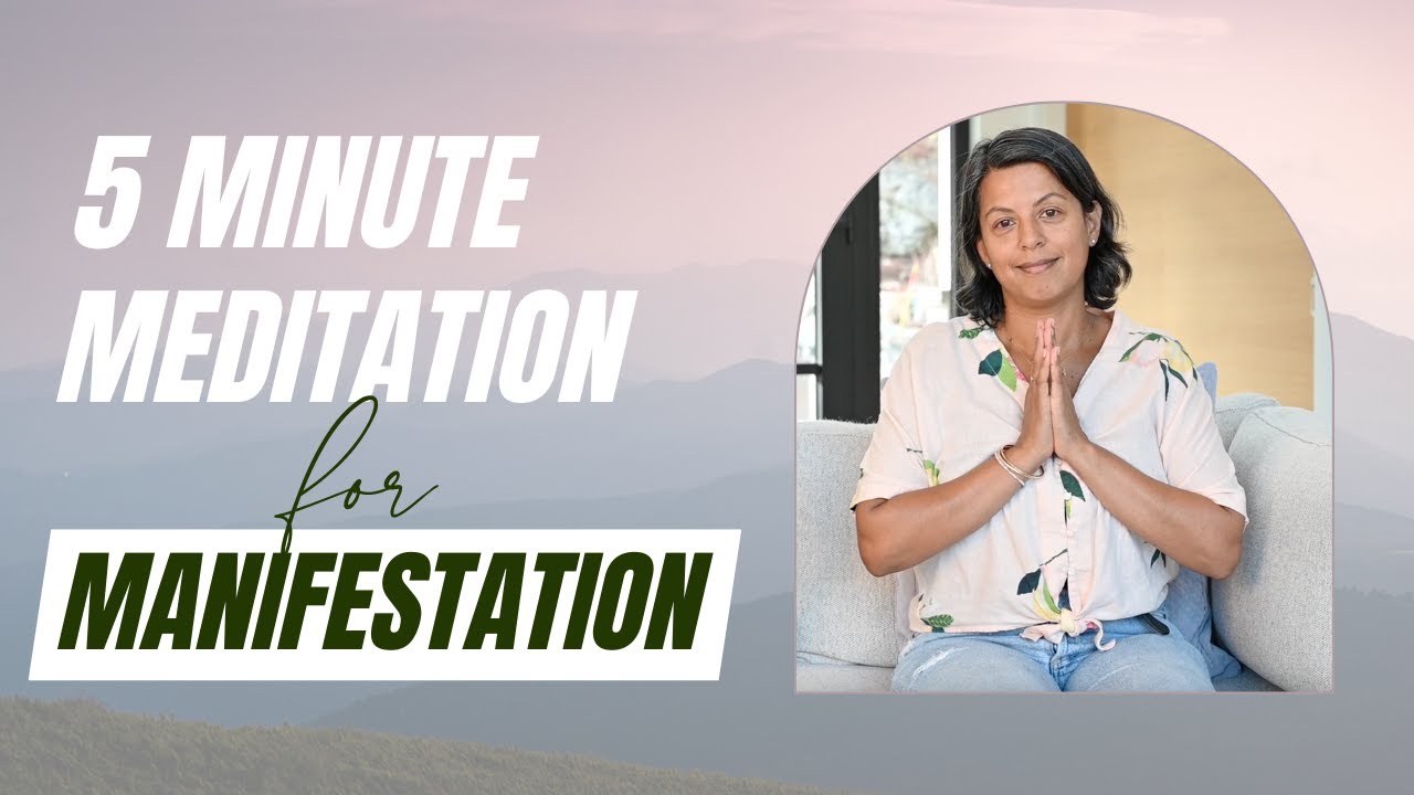 5 Minute Guided Meditation For Manifesting Anything You Want - YouTube