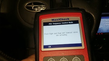 Bleed ABS Brakes Using Autel MaxiCheck Pro 06