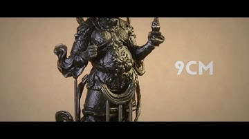 Milkshake3D 50um fine 3d printing 9cm tall statue