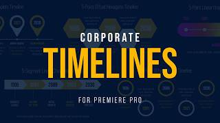 Corporate Timeline Template Pack for Premiere Pro News