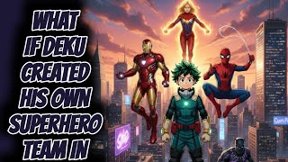 What if Deku Created His Own Superhero Team in the Marvel Universe