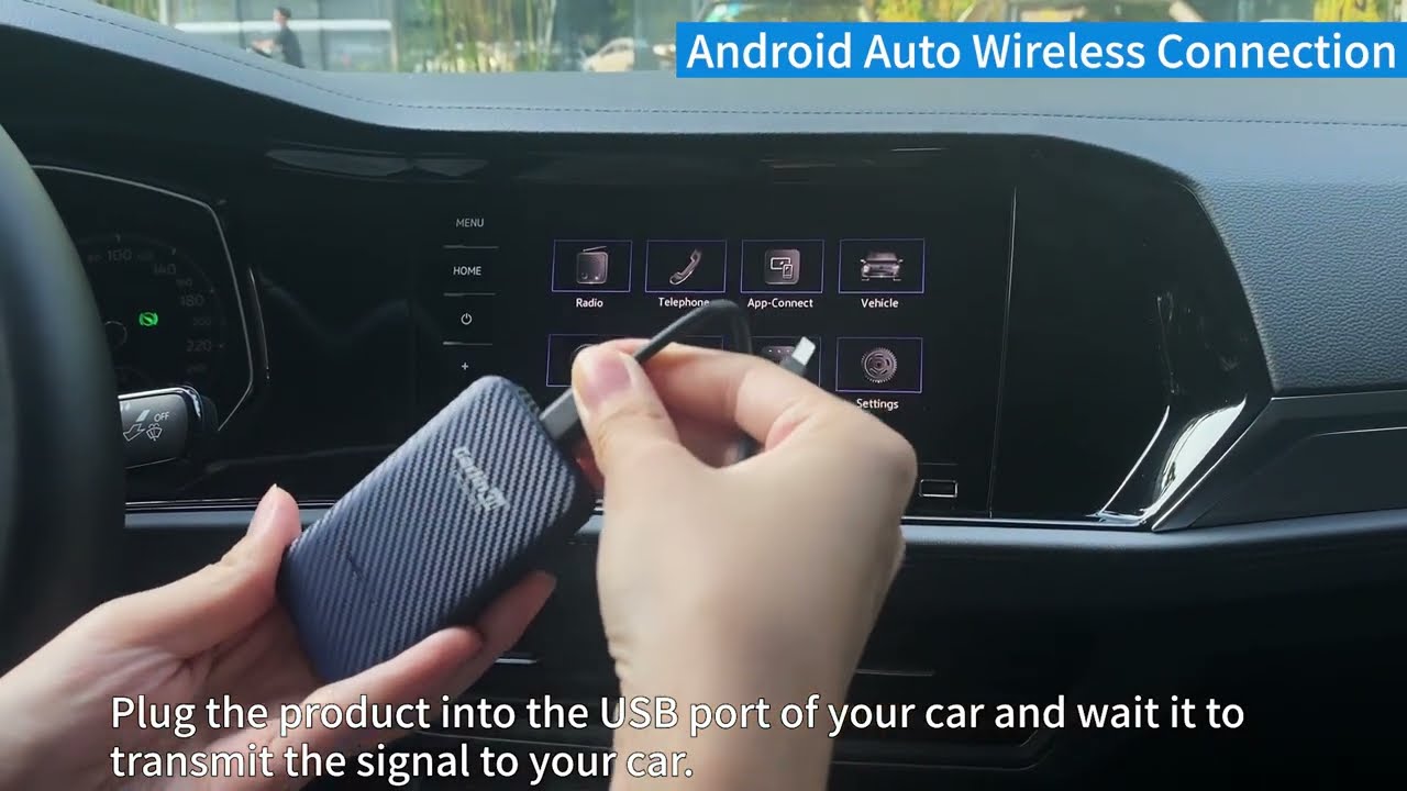 How to connect Android auto by Carlink application. 