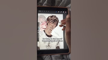 Me stopping myself from merging all my art layers😭 #lunanova #procreate #digitalart