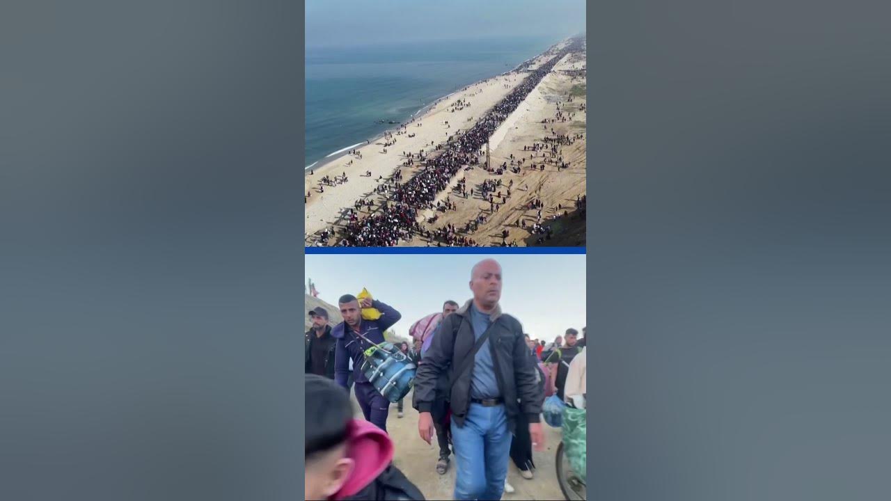 Thousands of displaced Palestinians return to northern Gaza