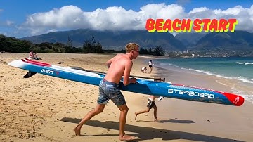 🔥 Cómo hacer un Beach Start en SUP: Técnicas con Connor Baxter 🚀🏄‍♂️