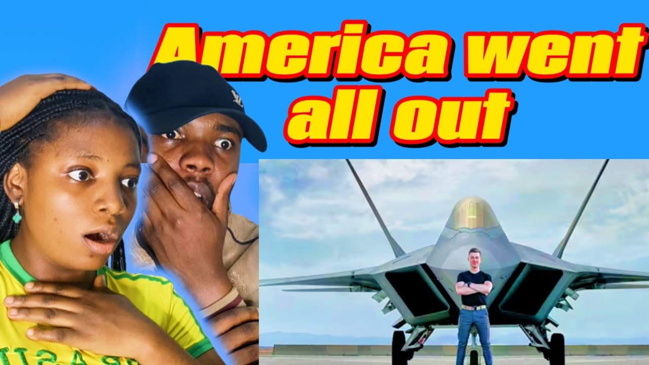 Реакция африканцев на «F-22 Raptor» — самый малозаметный истребитель в мире