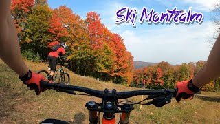 Mountain Bike Ski Montcalm Downhill Descente Quebec Lanaudiere Velo Montagne 2020 4K