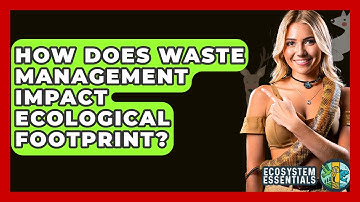 How Does Waste Management Impact Ecological Footprint? - Ecosystem Essentials