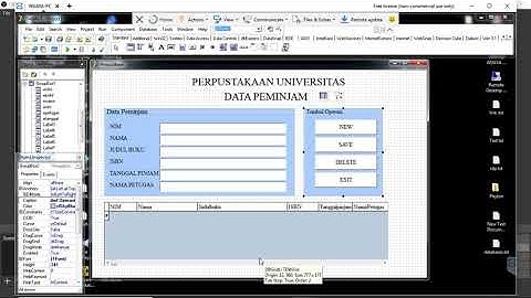 Menjalankan Program Perpustakaan Delphi 7