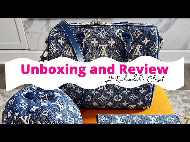 Louis Vuitton Petit Damier Gradient Blue Beanie Unboxing / Review 