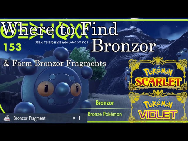 Pokémon Scarlet and Violet: Where to find Bronzor