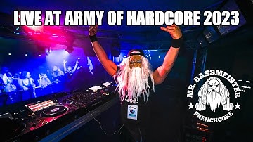 Mr. Bassmeister live at Army Of Hardcore 2023 (25.12.23 in Oberhausen)