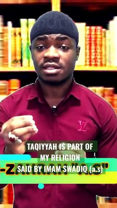 TAQIYyAH is part of my religion|| Hafiduz-Zahrah