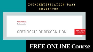 Get Oracle Certified | Free Practice Set - Check Description | 100% Certification Pass Guarantee