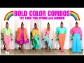 BOLD SPRING AND SUMMER COLOR COMBINATIONS