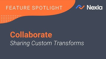 Feature Spotlight: Sharing Custom Transforms
