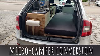 Micro-Camper Conversion of a Skoda Octavia