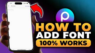 How To Add Font in Picsart (𝟮𝟬𝟮𝟲) | 100% WORKS | NO Yapping, To The Point! | FAST & EASY screenshot 2