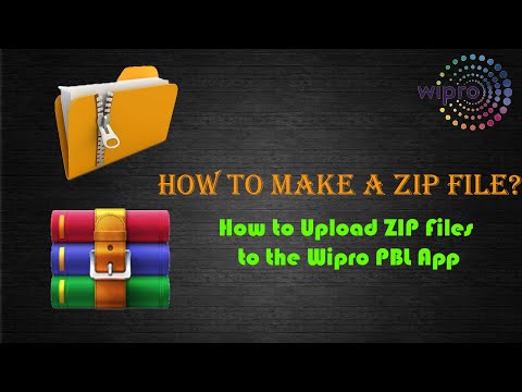 How to make ZIP Files? || How to Upload ZIP Files to PBL App || Abhinav Vengala