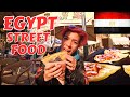 Giant crepes street food in egypt     