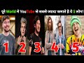 Top 5 Youtubers Highest Earning From Youtube🤑| Mr Beast Kitna Kamate Hai? -Open Explain