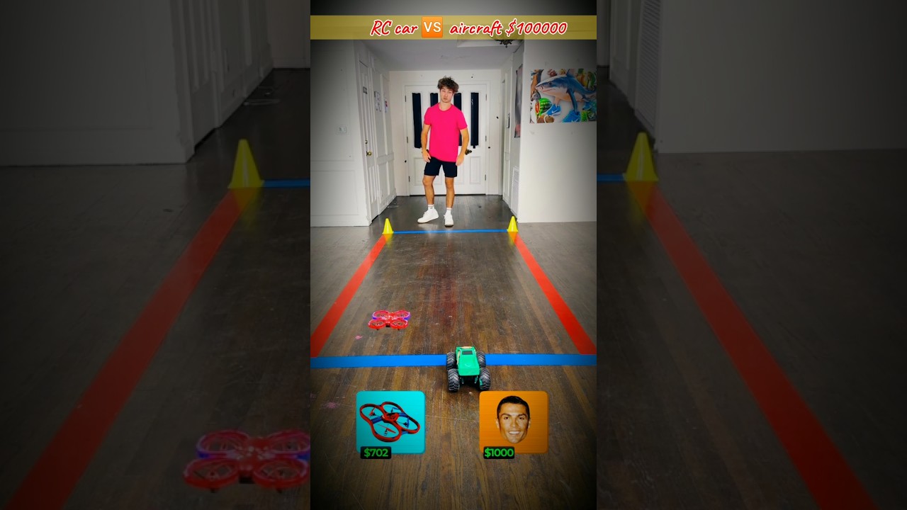 RC Car Vs Aircraft $100000 