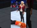 Alexa Bliss insulting Becky Lynch in the ring🤯🤯#alexabliss #wwedivas #youtubeshorts