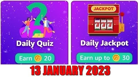 Amazon Fz Coins Quiz Answers Today | Amazon Quiz Today | 13 January 2023