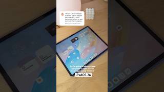 How to split screen apps in iPadOS 26 #ipad #ipados26 #ipadtips