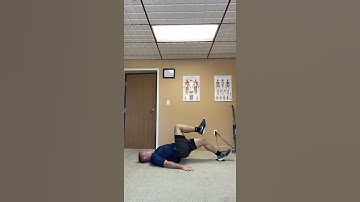 Single Leg Glute Bridge ISO Hamstring Curl
