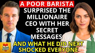 A POOR BARISTA SURPRISED THE MILLIONAIRE CEO WITH HER SECRET MESSAGES — AND WHAT HE DID NEXT SHOCKED