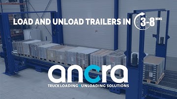 Skateloader truck container loading systems with buffer system