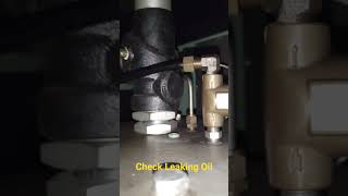 Sullair Compressor - Check Leaking Oil