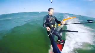 Kitesurf BACKROLL KITELOOP Adam Cartmer