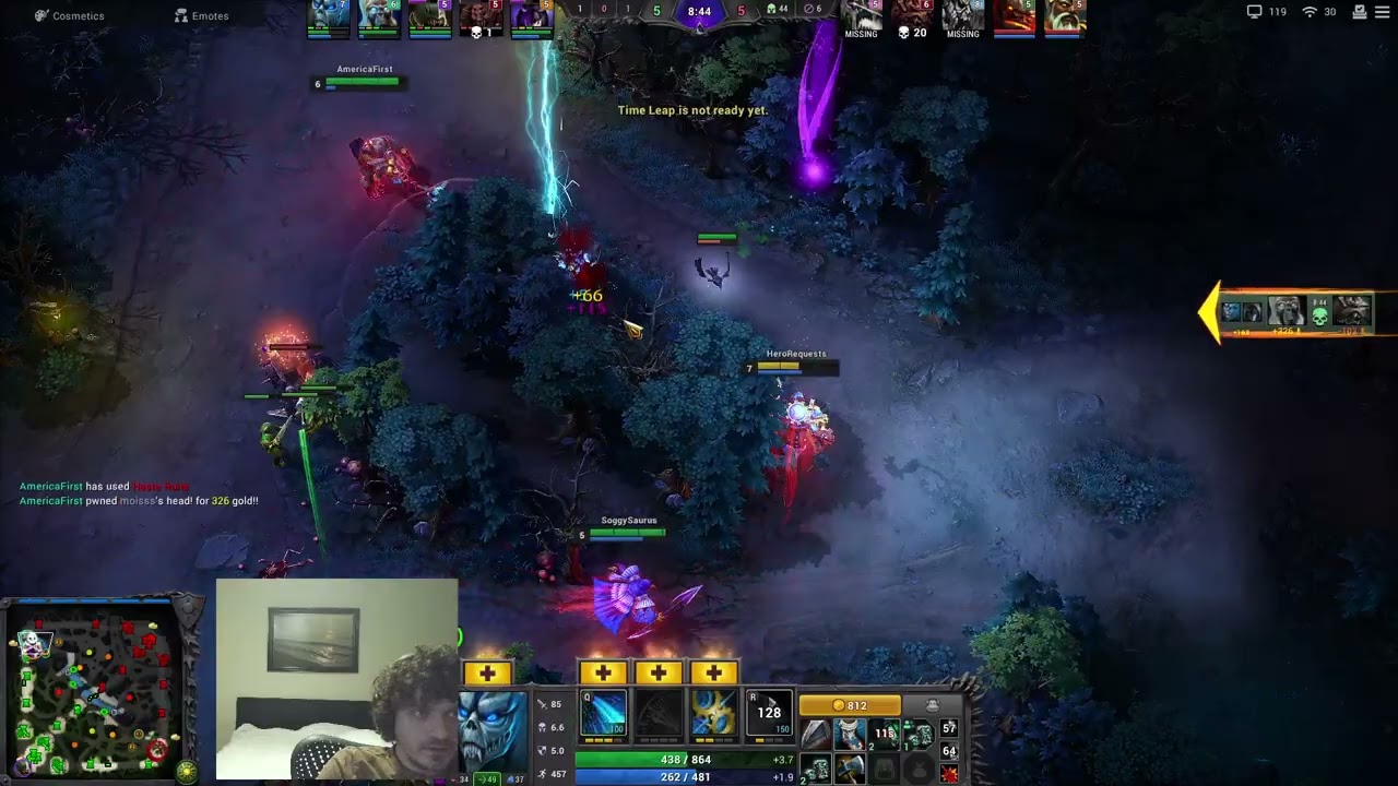 HoN REBORN - Chronos - Down 23 kills at one point...