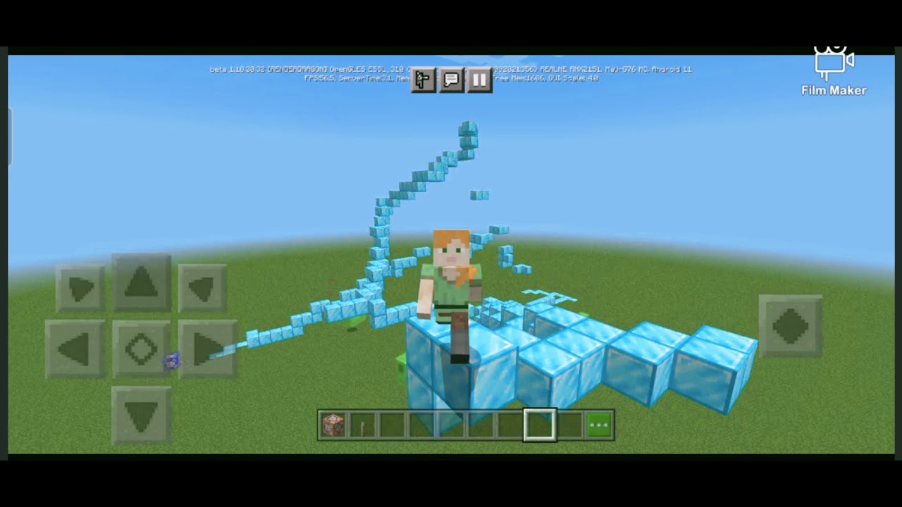 Diamond Command Block Diamond run using command block|AsbinMCPE - YouTube