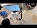 STUDY VLOG 🖇️ very productive days in my life
