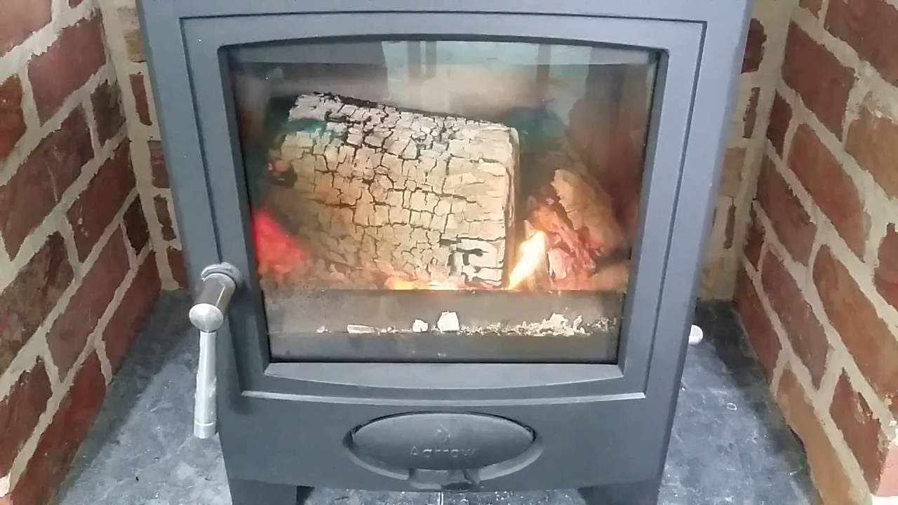 Aarrow Ecoburn plus 5 multifuel stove. YouTube