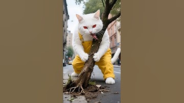 😺 One Tiny Bug Turns Kitten into a MONSTER?! 🐛🍽️🌳#shorts #viral #cat