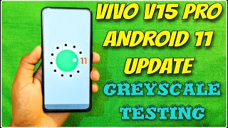 Android 11 Update available for Vivo S1. Vivo V15 Pro (Greyscale Test)