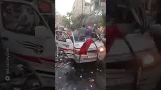 Bomb in minibus explodes in Jaramana near Damascus