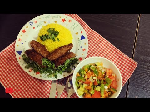 طريقة كفته الحاتي علي الجريل للدايت طريقه سهله و سريعه KABAB Recipe For Diet 2020
