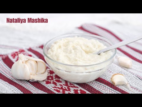 🔥Lebanese sauce TUM (toum) — better than mayonnaise 🌟 | 3 ingredients.🌟