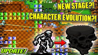 CHARACTER EVOLUTION New Stage New Power Up More in Vampire Survivors