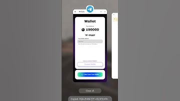 How to Connect Trust Wallet to W-Coin | Wallet Connection | Crypto #wallet #trading #hamsterkombat