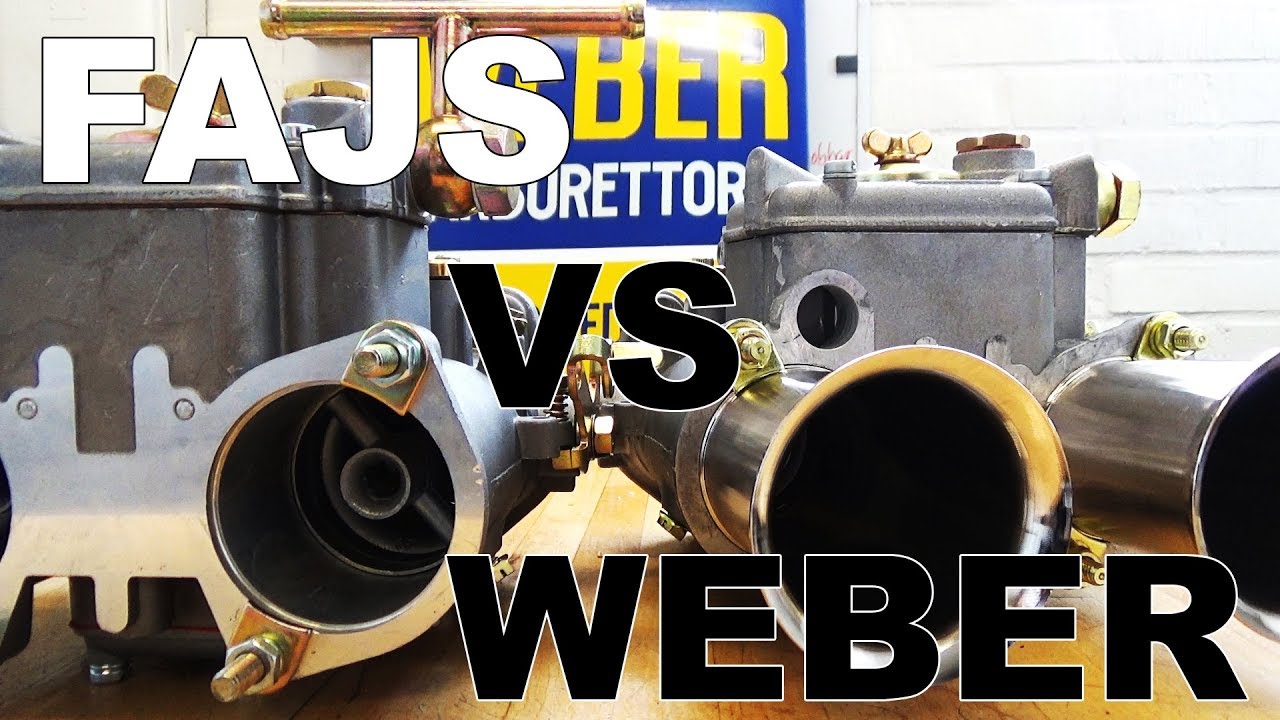 Fajs 45 DCOE vs Weber 45 DCOE - YouTube
