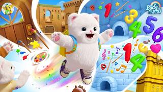 time school let s go badanamu nursery rhymes preschool action