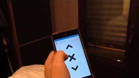 Smartphone remote for windows blinds via Arduino and ethernet shield